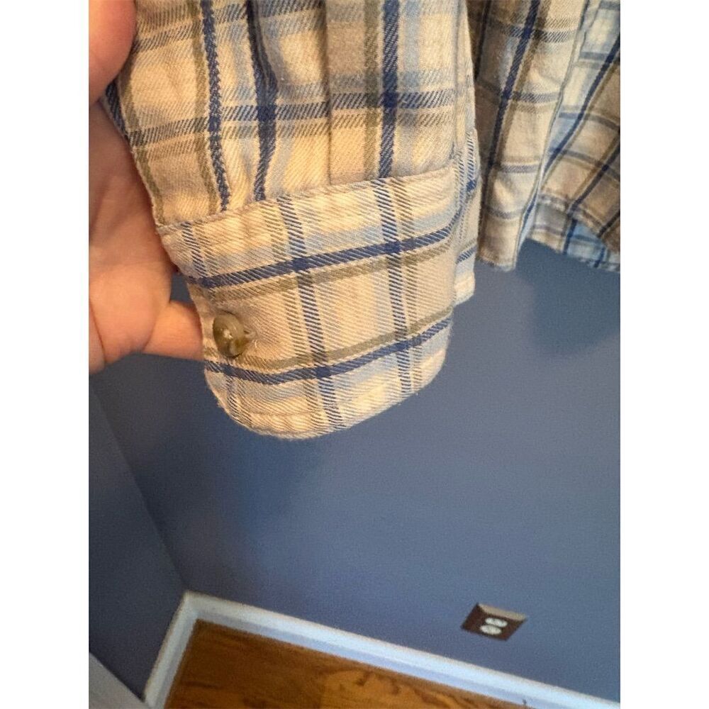 *3/$15 GH Bass Men's Plaid Long Sleeve Button-Up Shirt Size L Multicolor - Picture 5 of 8